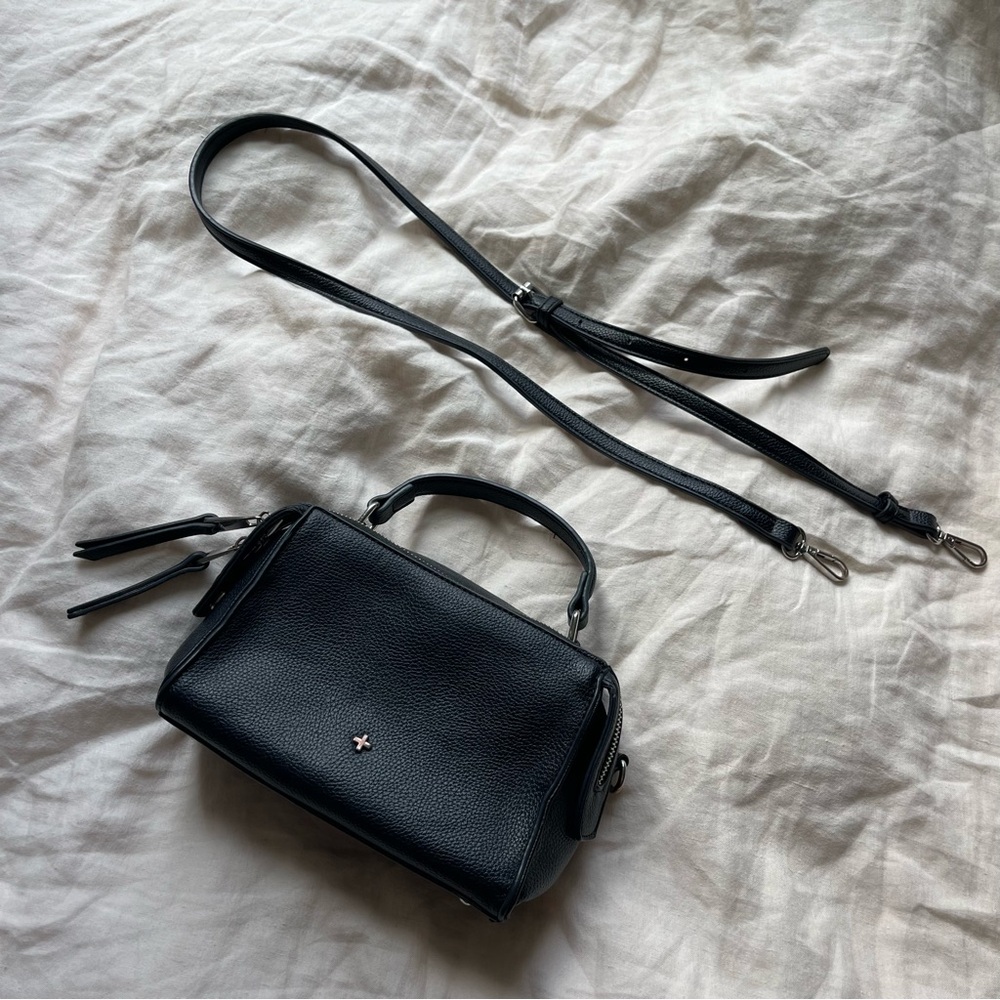 Princess Polly Black Pleather Handbag